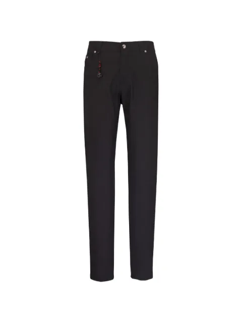 Marco Pescarolo flannel trousers Black 544330BLKNERANO