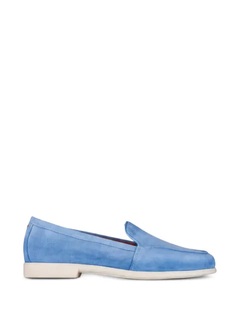 Santoni suede slip-on loafers Blue MALIBUWAEAZ52