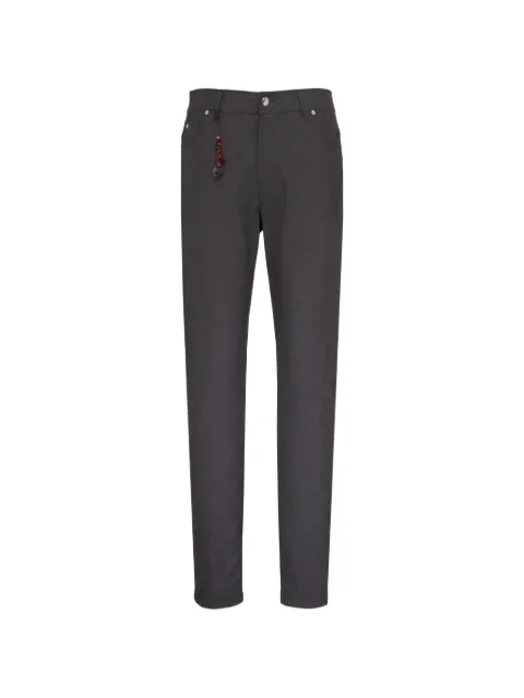 Marco Pescarolo flannel trousers Grey 544305DGRYNERANO