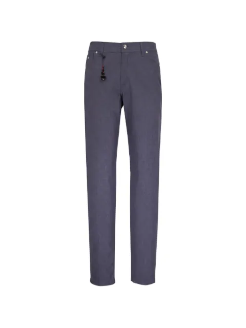 Marco Pescarolo straight-leg flannel trousers Blue 544309DENBLNERANO