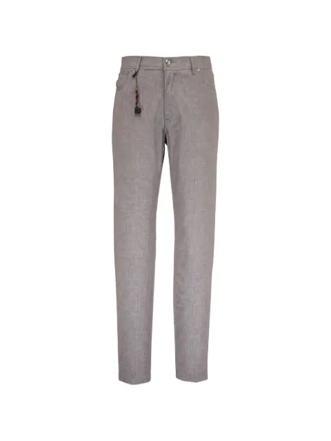 Marco Pescarolo flannel trousers Grey 544303LTGRYNERANO