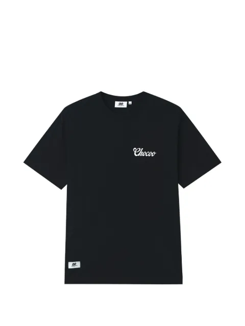 CHOCOOLATE logo-print cotton T-shirt Black B1XTEM02083X