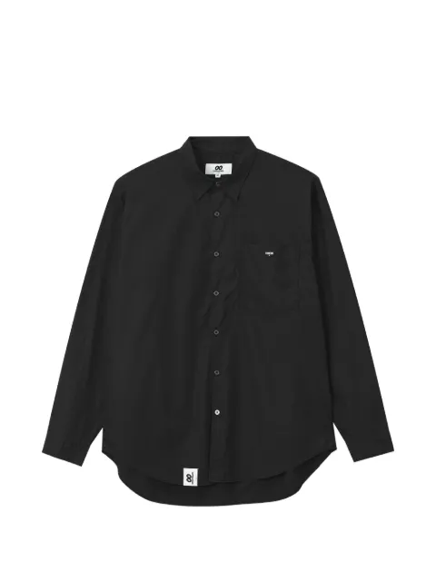 CHOCOOLATE logo-patch cotton shirt Black B1XSTM02022X
