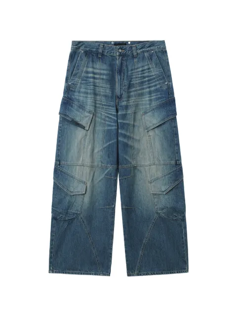 FIVE CM faded cargo pants Blue 5CXJNM00526X