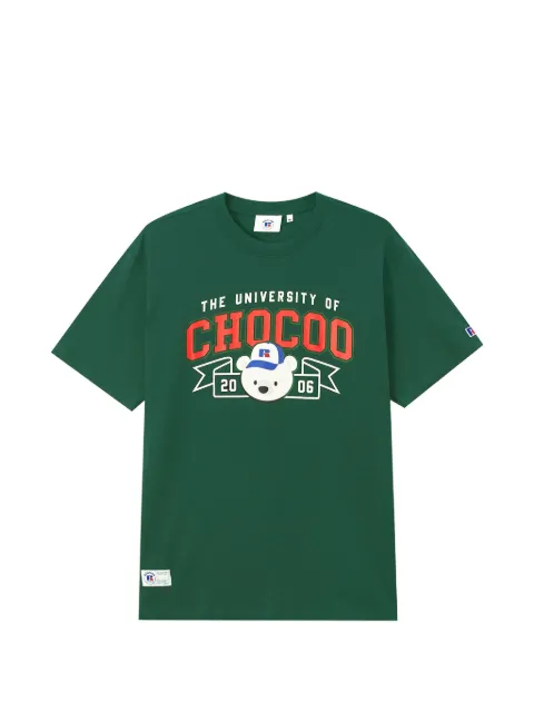 CHOCOOLATE graphic-print T-shirt Green B1XTEM02081X