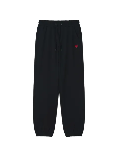 CHOCOOLATE logo-embroidered track pants Black B1XPTW02234X