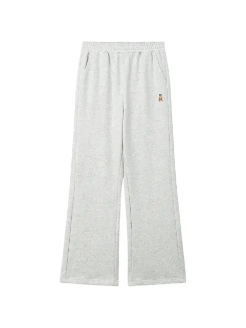 CHOCOOLATE logo-patch wide-leg track pants Grey B1XPTW02233X