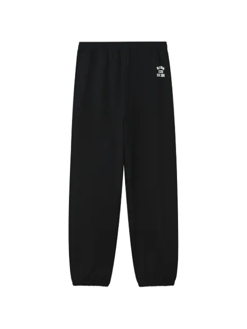 izzue logo-detail elasticated track pants Black IZXPTM01095X