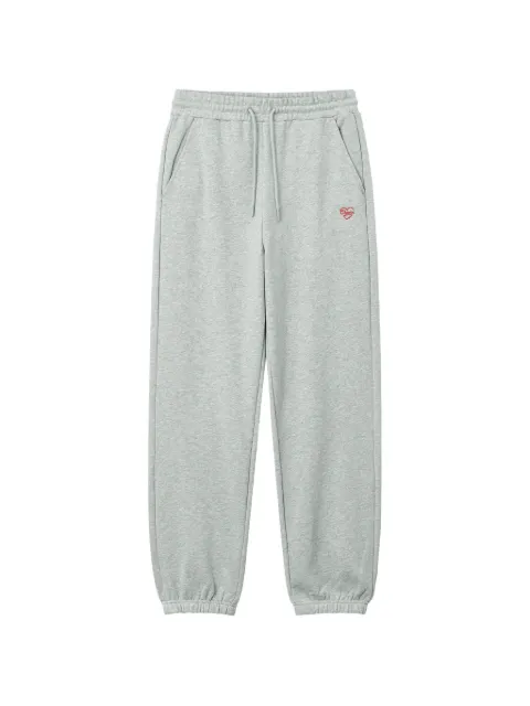CHOCOOLATE logo-embroidered track pants Grey B1XPTW02234X