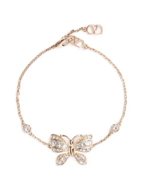 Valentino Garavani Flutterby btracelet in meal and Swarovski® crystals Gold WJ0CB3YCW