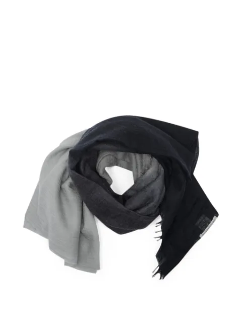 MIRROR IN THE SKY souffle dégradé scarf Black A420