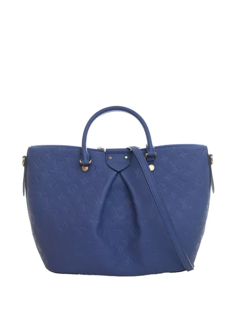 Louis Vuitton Pre-Owned 2016 Monogram Empreinte Mazarine MM satchel Blue RYUTVN0RJQXTZYK8