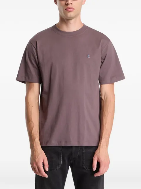 Études Studio Wonder Accent logo-embroidered T-shirt Brown H26MMTSH10091