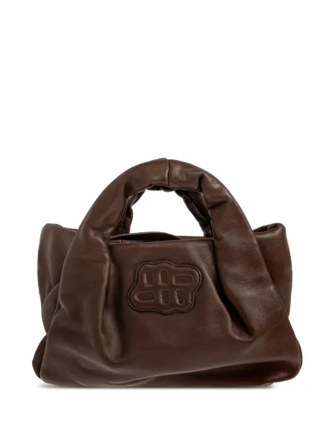 MUNTHE small Lixia logo-patch tote bag Brown 263190026350