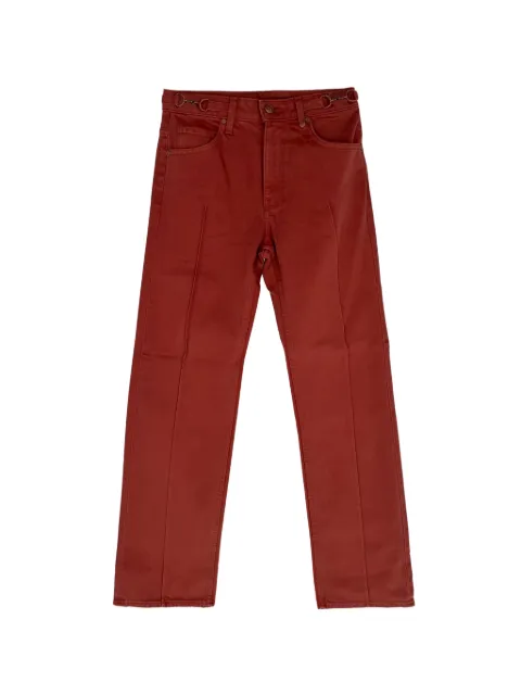Ulla Johnson Agatha horsebit-accent jeans Red RFCPUGBCL780956W
