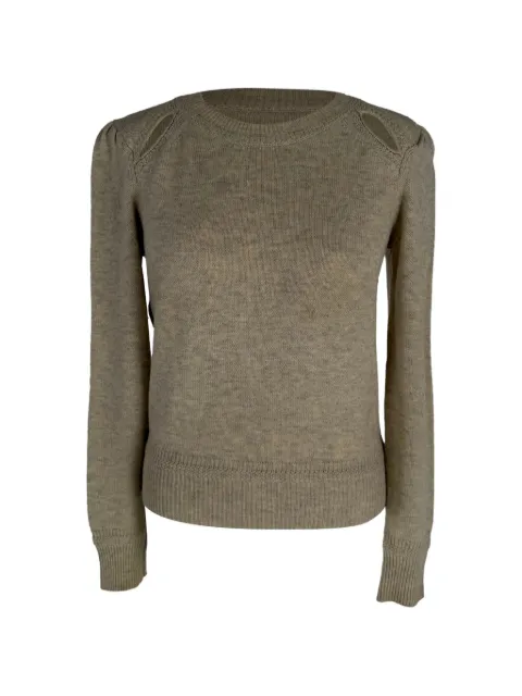 Isabel Marant Vintage Klee cut-out sweater Neutrals RFCPUGBCL779771W