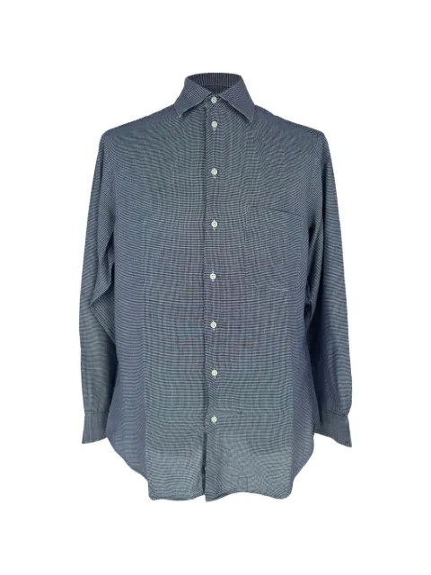Giorgio Armani Pre-Owned Le Collezioni button-down shirt Blue RFCPUGBCL774420M
