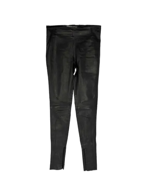 Balenciaga Pre-Owned skinny-leg leather trousers Black RFCPUGBCL767718W