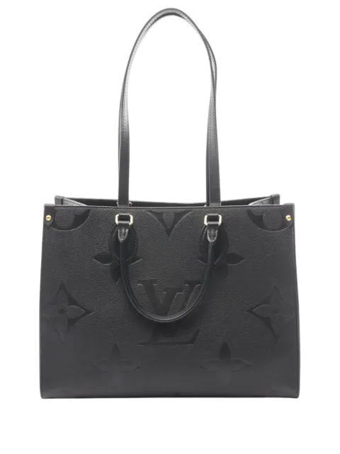 Louis Vuitton Pre-Owned 2021-2026 Monogram Empreinte Onthego MM satchel Black 7UA6I3KNO944KED1