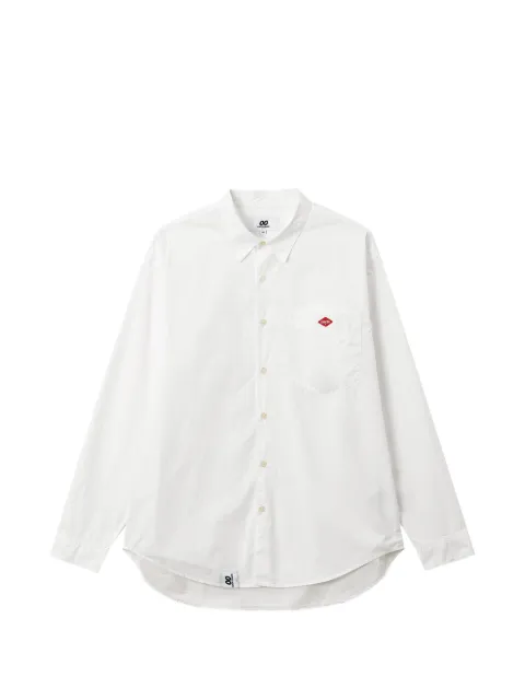 CHOCOOLATE logo-patch chest-pocket shirt White B1XSTM02022X