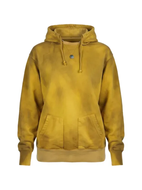 ANTIK DENIM double-pocket hoodie Yellow AM8701