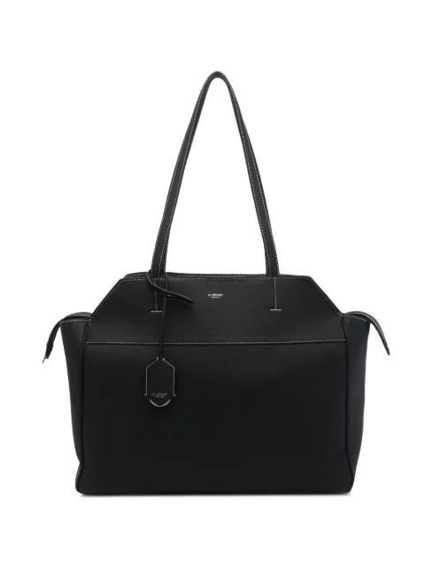 Au Départ Cité leather tote bag Black BWTT008282