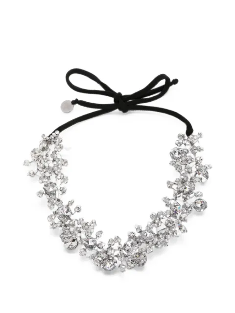 Maria Calderara crystal-embellished necklace Silver 2W105S