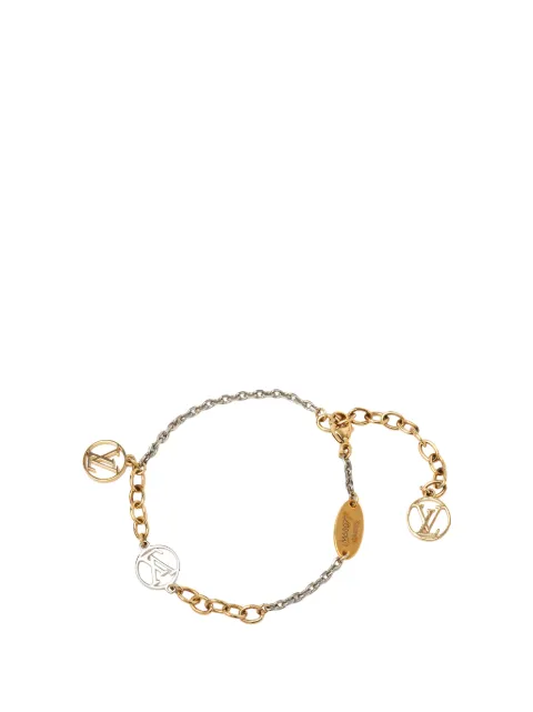 Louis Vuitton Pre-Owned 2015 Gold Plated and Brass Logomania Bracelet costume bracelet Gold WX7ST3BG0BDF3JJ4