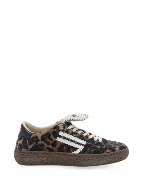 Puraai Polly Tab jaguar-print sneakers Brown PU405T006TABJAGUAR