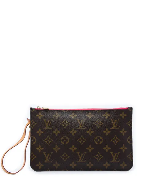 Louis Vuitton Pre-Owned 2015 Monogram Neverfull MM pouch Brown RWAV5F575C3ONOBF