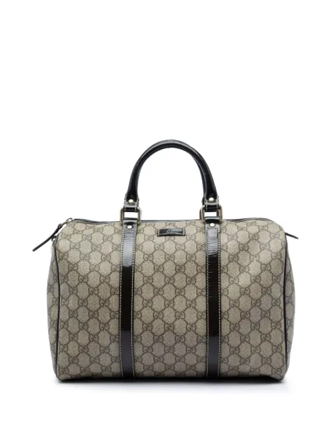 Gucci Pre-Owned 2021-2026 Medium GG Supreme Joy boston bag Neutrals PF2EIPMCV7A77SUE