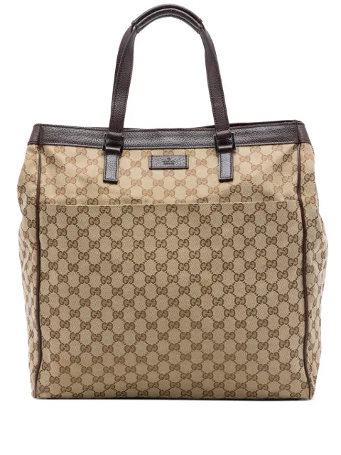 Gucci Pre-Owned 2000-2015 GG Canvas tote bag Neutrals 919ZUY53NRGD09LR