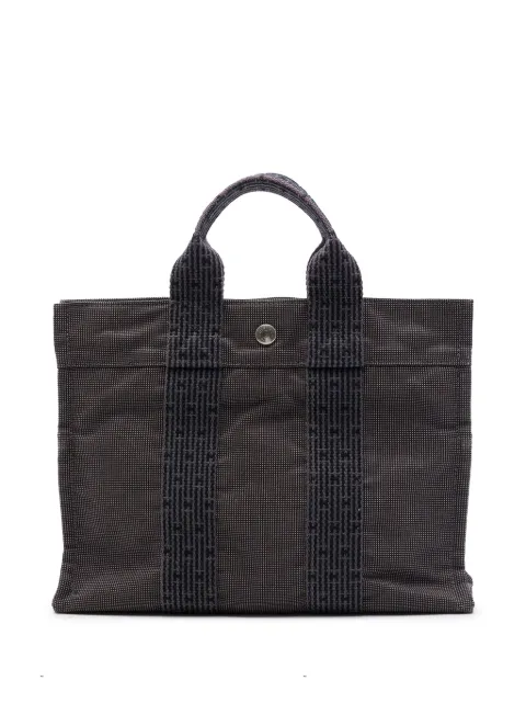 Hermès Pre-Owned 20th Century Canvas Herline PM tote bag Grey 9NTVIY4BSE2P260N