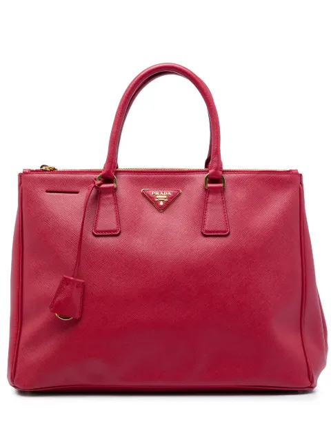 Prada Pre-Owned 2013-2026 Large Saffiano Lux Galleria Double Zip tote bag Red 3B0KIBHWDT7EQXY2