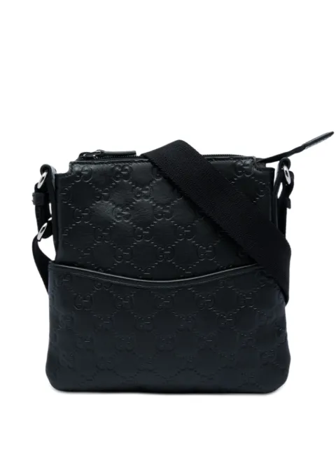 Gucci Pre-Owned 2000-2015 Guccissima crossbody bag Black 5WKLCFTV1O5WPJVO