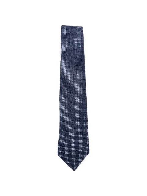 BOSS pointed-tip tie Blue 50567475
