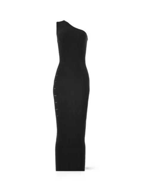 Wolford cutout one-shoulder midi dress Black 534587005