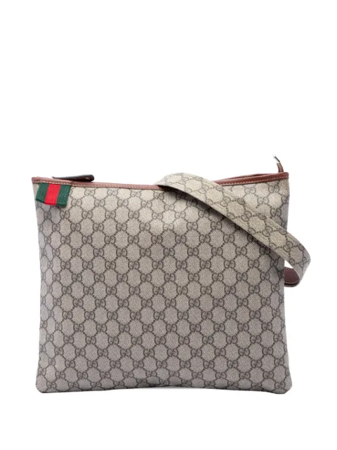 Gucci Pre-Owned 2016-2026 GG Supreme Web crossbody bag Neutrals W3FKQ07IPR4UU3OL