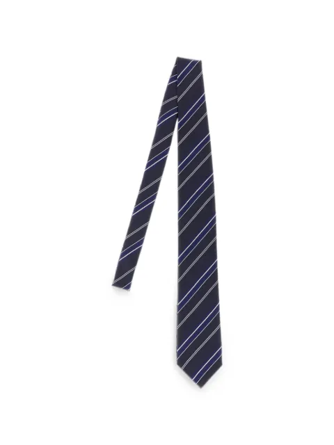 TOM FORD diagonal-striped tie Blue STE001S0340UUC