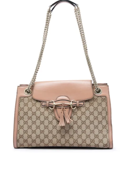 Gucci Pre-Owned 2016-2026 Large GG Canvas Emily shoulder bag Neutrals RLPLPMU5YSBO3LD9