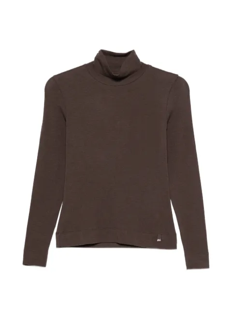 Herno roll-neck long-sleeve sweater Brown JL000118D52153