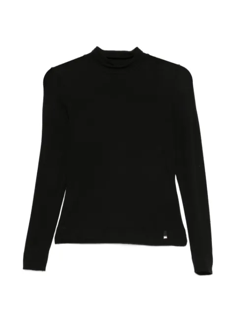 Herno roll-neck long-sleeve sweater Neutrals JL000118D52153