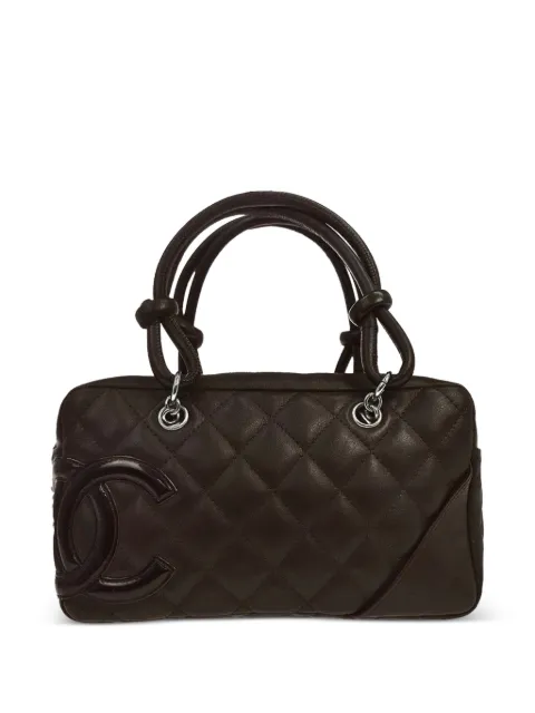 CHANEL Pre-Owned 2006 Cambon Ligne tote bag Brown 188719