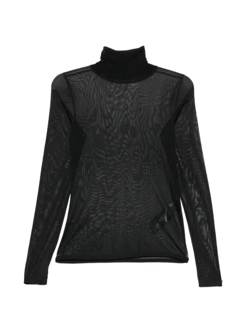 ZIMMERMANN fine-knit high-neck top Black 0227TF26R