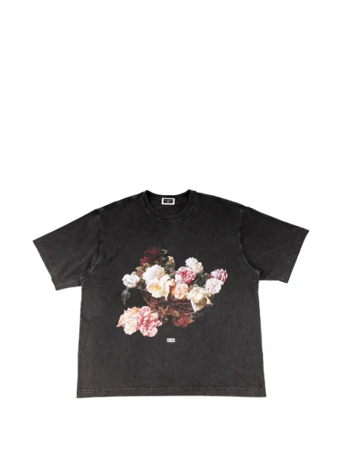 KITH floral-print Alex T-shirt Black KHM035095001