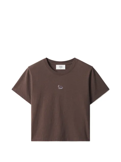 Maison Kitsuné Baby Fox T-shirt Brown MW00105KJ7026