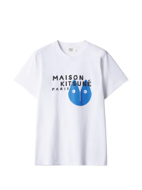 Maison Kitsuné Fortune Fox cotton T-shirt White MRWJT10KJ7026