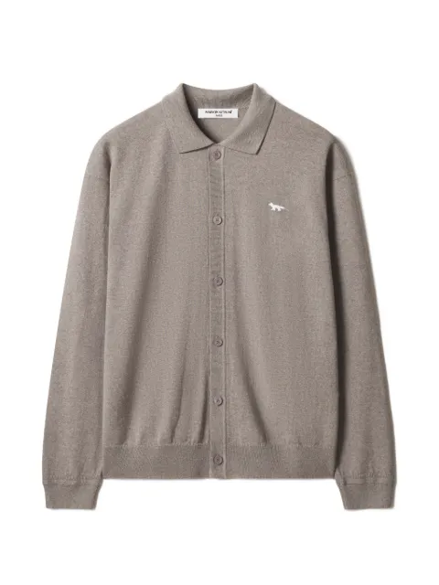 Maison Kitsuné Profile Fox cardigan Grey MRMKC04KT1220