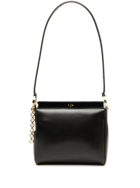 Ferragamo Pre-Owned 2000-2026 Leather Gancini shoulder bag Black WXF52ZLLHC7G3L39