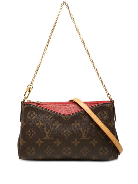 Louis Vuitton Pre-Owned 2016 Monogram Pallas Clutch satchel Brown F13UM1SH2ZN4TACT